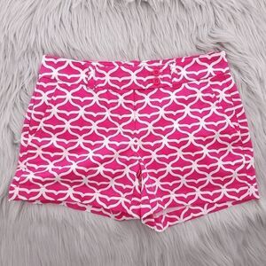 Vineyard Vines Womens Size 0 Pink Whale Tail Print Shorts